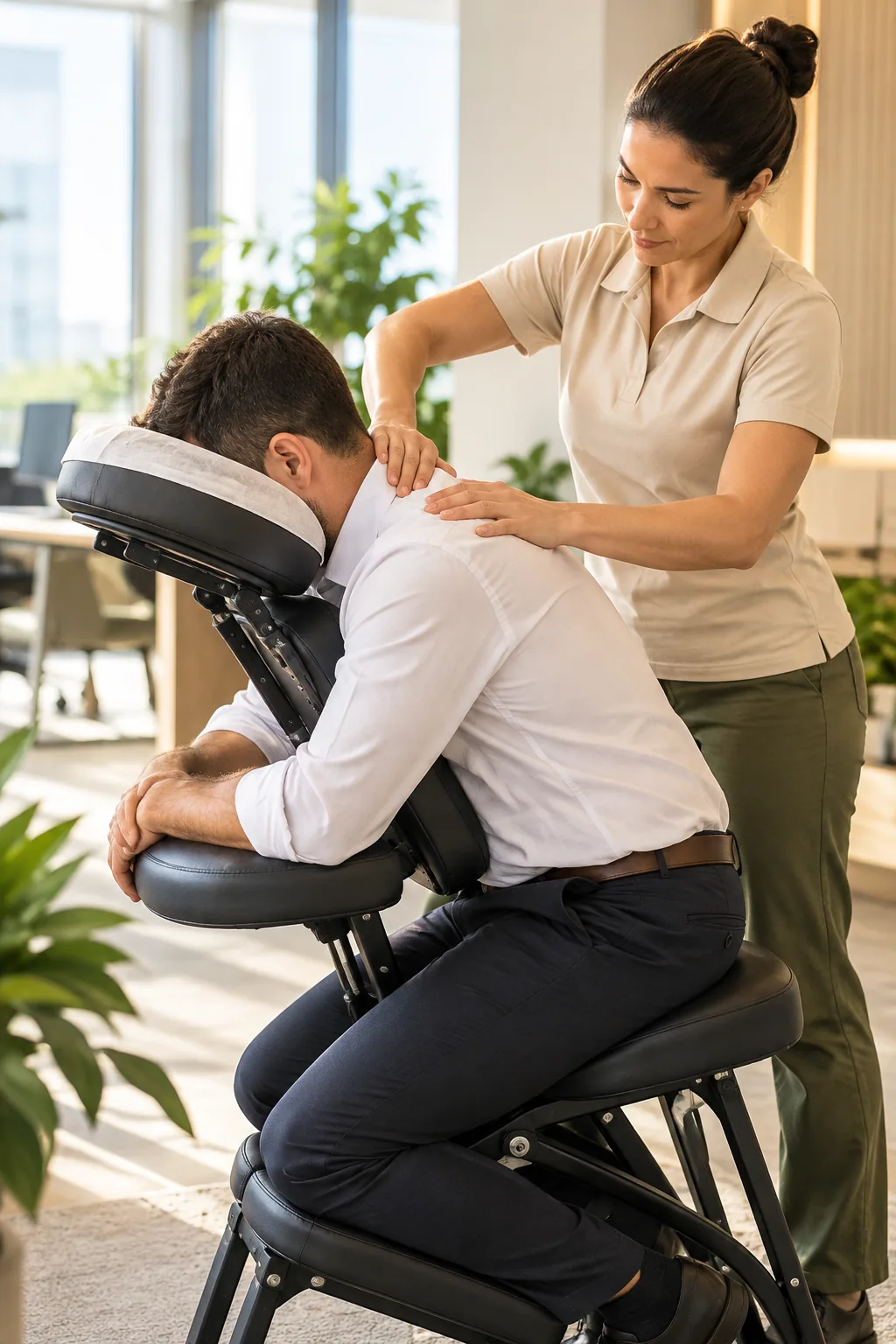 Massagem expressa laboral
